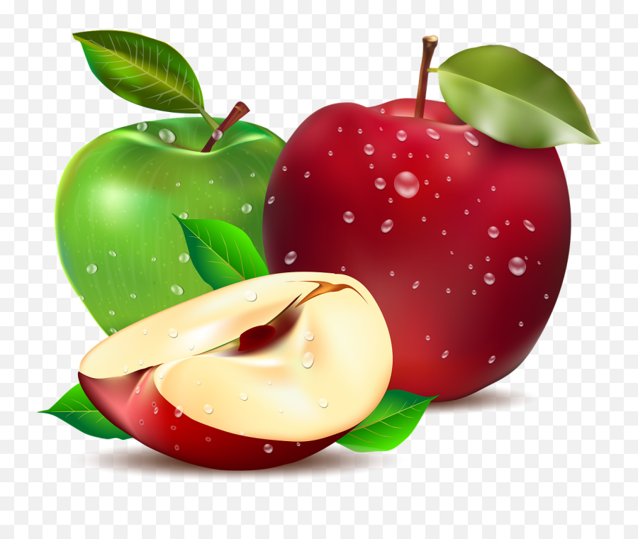 Download Full Size Of Red Green Apple Png Png Play - Green And Red Apple Png Emoji,Apple Png