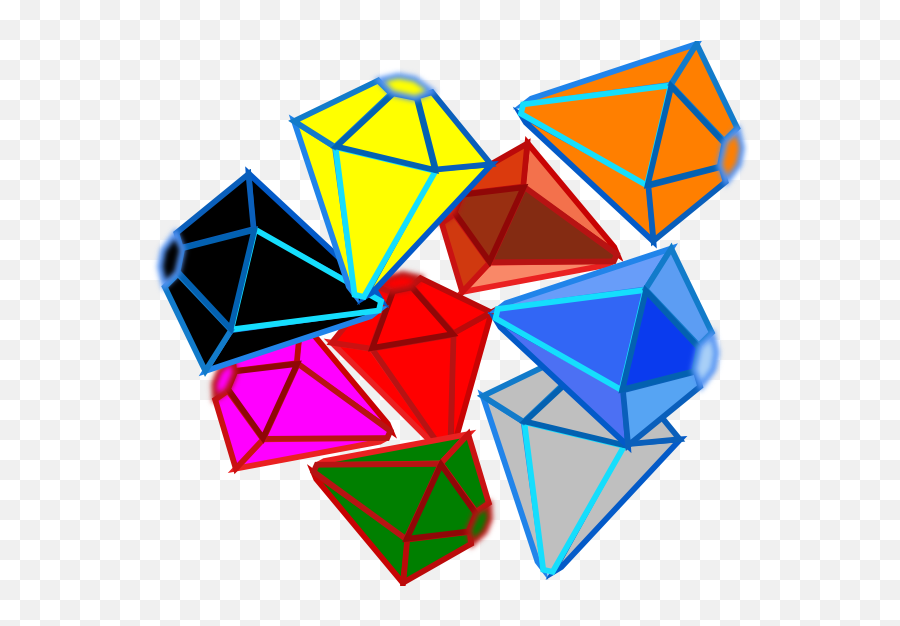 Gems Clip Art At Clker - Gems Clip Art Emoji,Gem Clipart