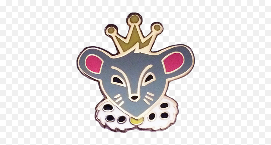 Mouse King Pin - Girly Emoji,Mouse Logo