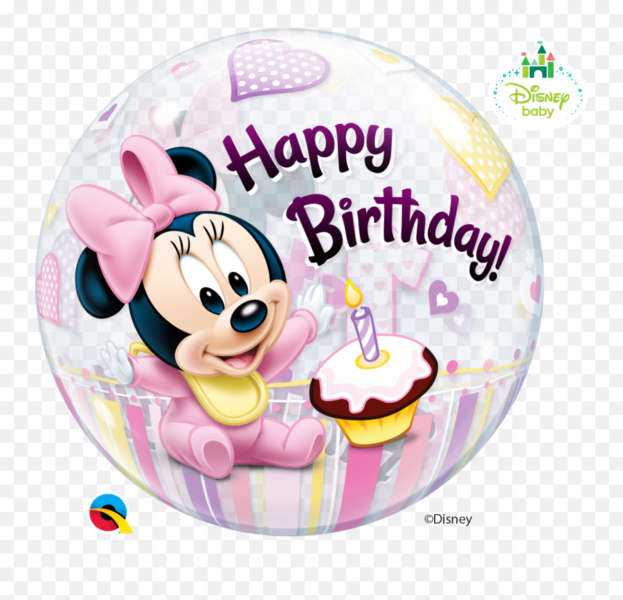 Baby Minnie Mouse Png - Transparent Mickey Mouse Birthday Minnie Mouse Balloons Hd Emoji,Mouse Png