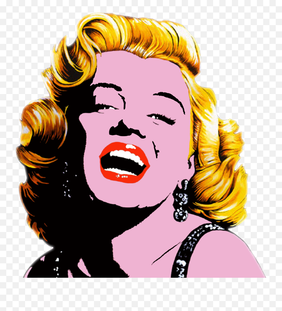 Marilyn Monroe Pop Art Painting Canvas - Pop Art Marilyn Monroe Png Emoji,Marilyn Monroe Clipart