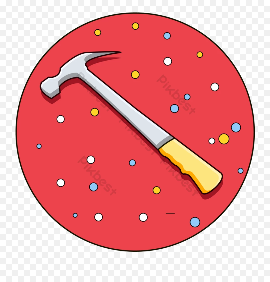 Cartoon Gray Hammer Illustration Png Images Ai Free - Framing Hammer Emoji,Claw Mark Png