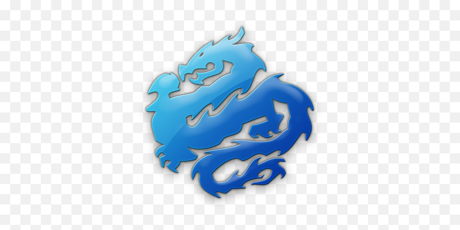 Blue Chinese Dragon Png - Chinese Blue Dragon Logo Emoji,Chinese Dragon Png