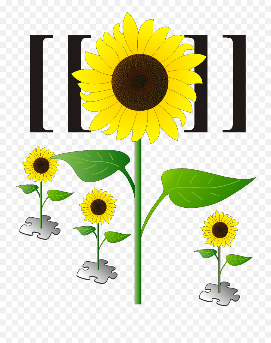 Mediawiki Mascot 6 - Sunflower Clipart Full Size Clipart Fresh Emoji,Sunflower Clipart