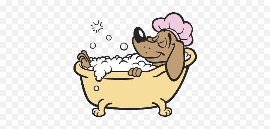 Bath Cliparts Png Images - Dog Bath Clip Art Emoji,Bathtime Clipart