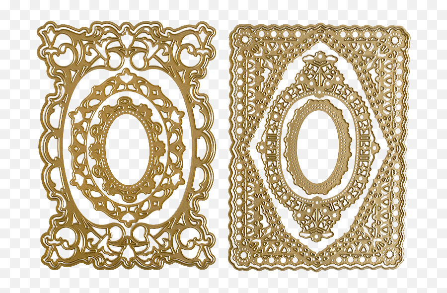 Ornate Concentric Frame Dies - Decorative Emoji,Ornate Frame Png