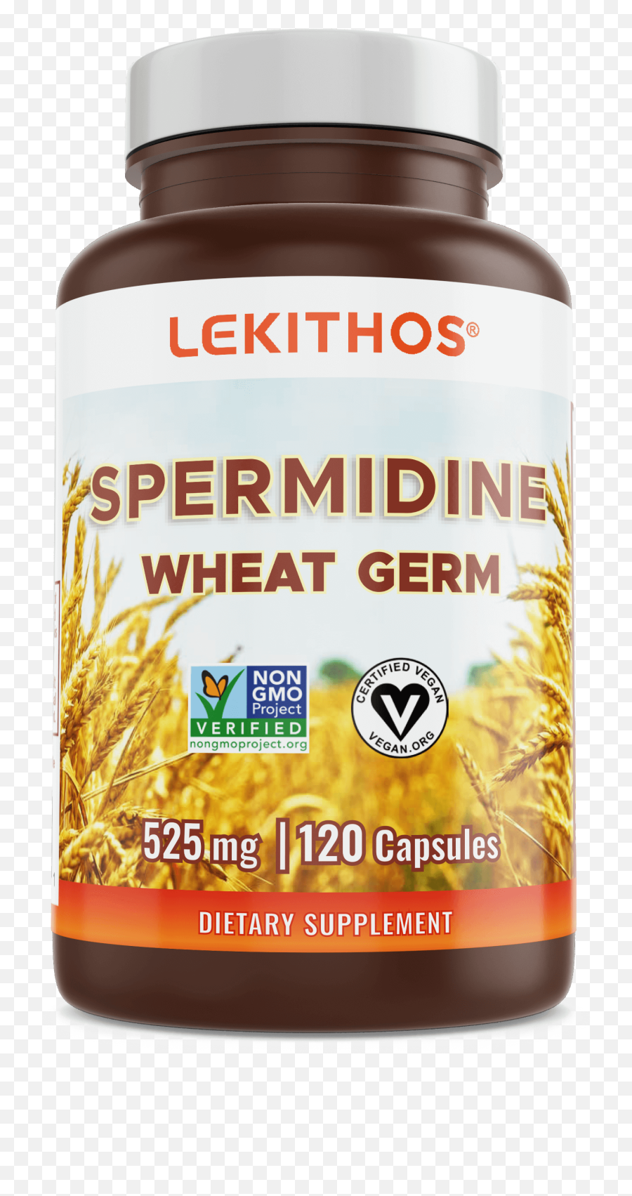Spermidine - Organic Wheat Germ Capsules Lekithos Spermidine Supplement Canada Emoji,Non Gmo Project Logo