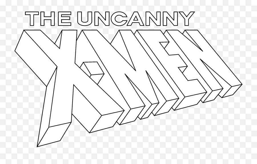 The Uncanny X Men Logo Png Transparent - Horizontal Emoji,X Men Logo