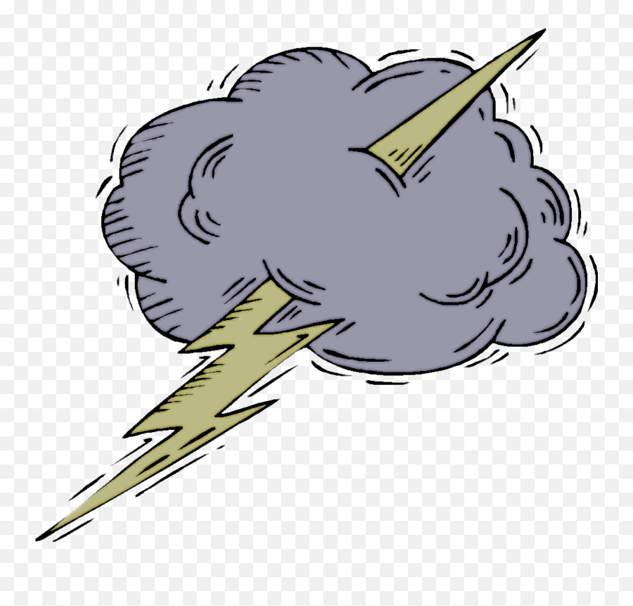 Thunderstorm Clipart - Thunderstorm Clipart Emoji,Storm Clipart