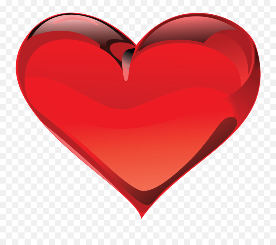 Red Heart Png Image - Red Large Heart Emoji,Human Clipart