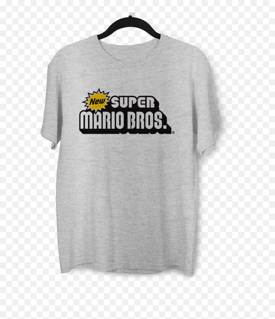 New Super Mario Bros Logo T - Shirt Design For All Retro Atari New Super Mario Bros Emoji,Super Mario Bros Logo