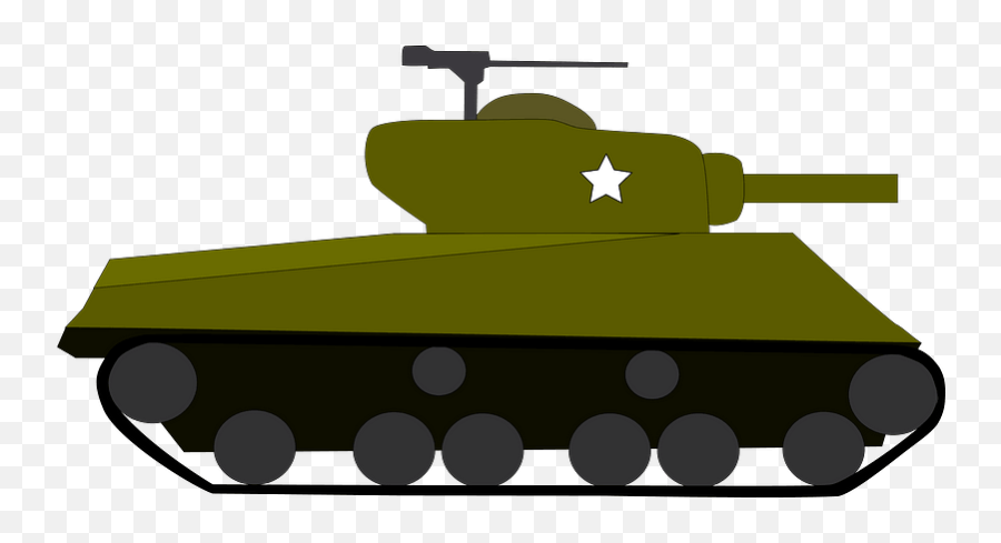M4 Sherman Tank Clipart - Sherman Clip Art Emoji,Tank Clipart