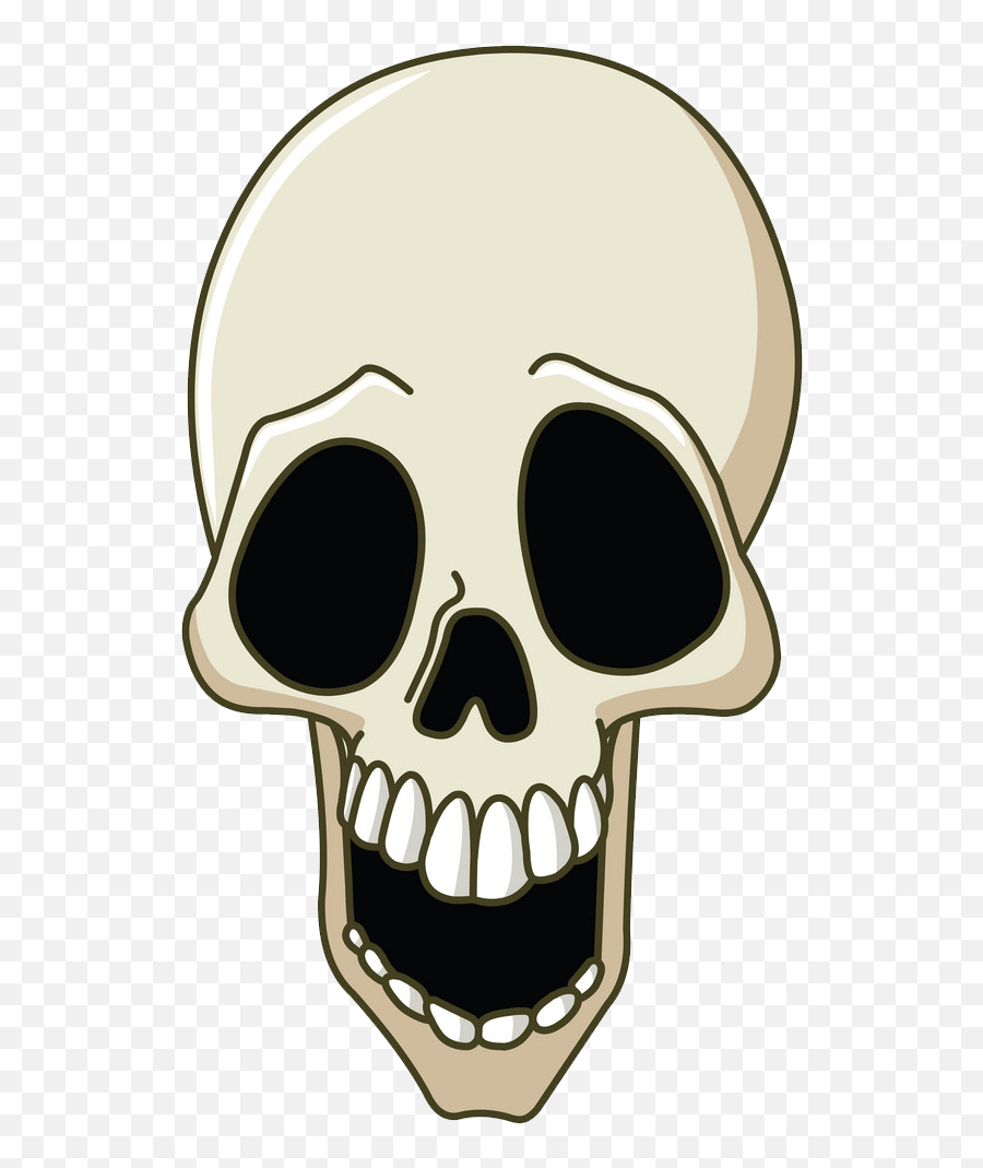 Laughing Skull Clipart Transparent - Clipart World Creepy Emoji,Skull Clipart