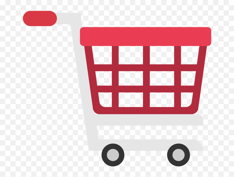 Empty Red Shopping Cart - Shopping Cart Icon Vector Png Emoji,Shopping Cart Png