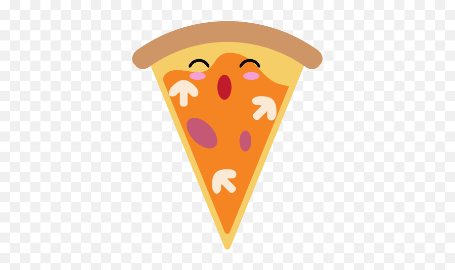 Pizza Italian Food Cute Kawaii Cartoon - Slice Of Pizza Emoji,Pizza Slice Clipart