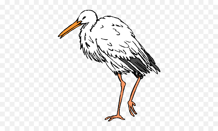Free Clipart Stork - Free Clipart Stork Emoji,Stork Clipart