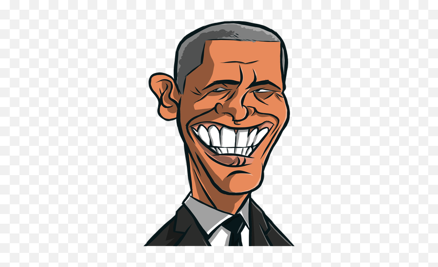 Man Barack Obama Sketch - Obama Face Sketch Emoji,Obama Transparent