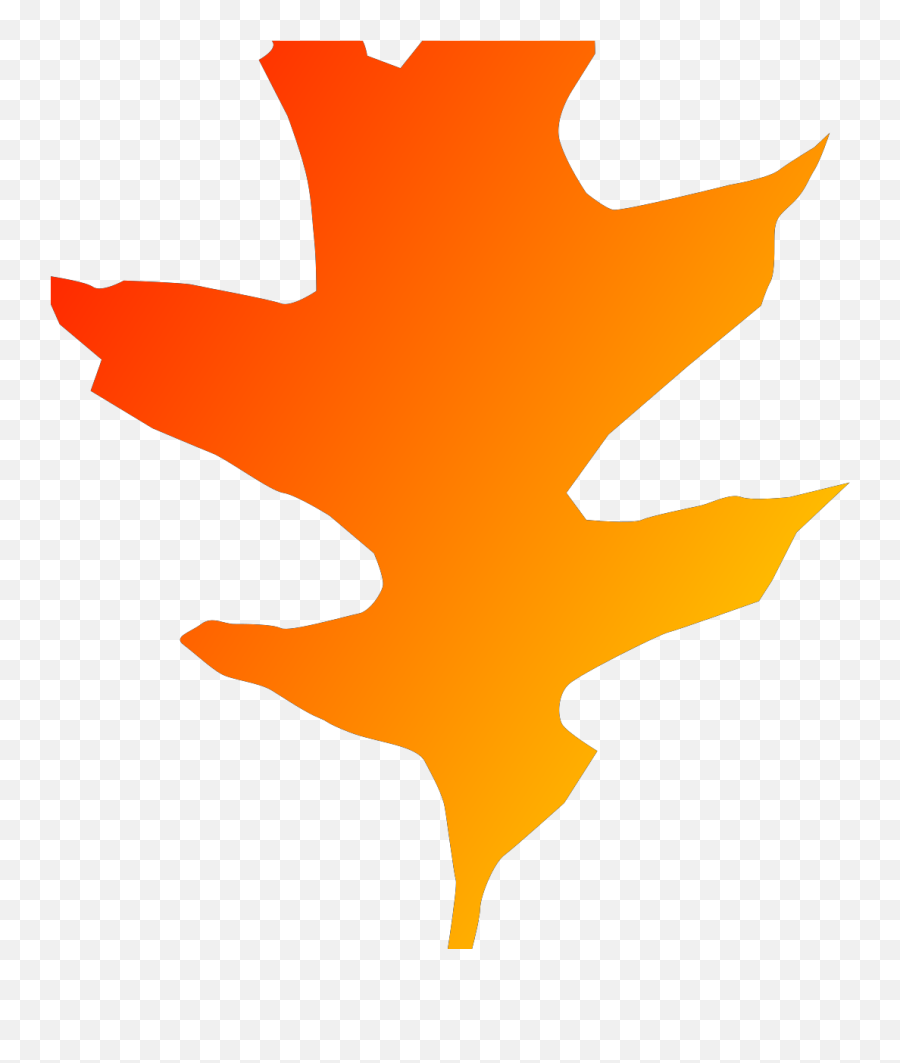 Oak Red Orange Leaf Svg Vector Oak Red Orange Leaf Clip Art - Clip Art Emoji,Oak Leaf Clipart