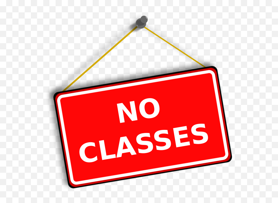 No Classes Labor Day Clipart - No Classes Sign Emoji,Labor Day Clipart
