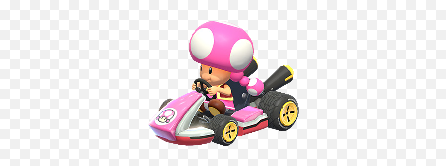 Toadette - Toadette Mario Kart Characters Emoji,Mario Kart Transparent