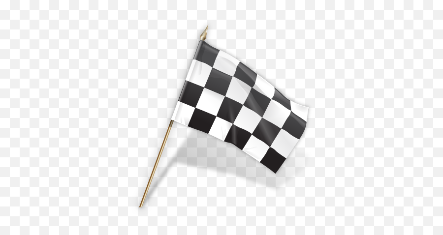 Checkered Flag Download Ico Png - Goal Flag Emoji,Checkered Flag Png