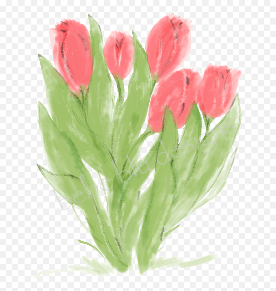 Flowers And Plants - Bebeblu Designs Emoji,Watercolor Greenery Png