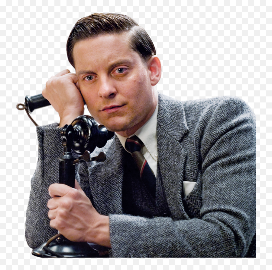 Download Hd A Very Thoughtful Tobey Maguire On The Great Emoji,Great Gatsby Clipart