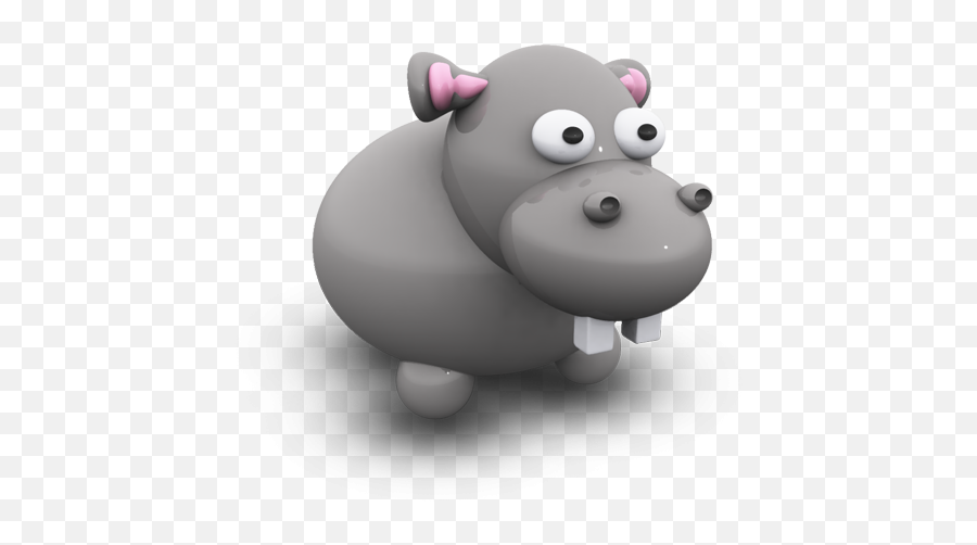 Cute Hippopotamus Icon Png Clipart Image Iconbugcom Emoji,Hippopotamus Clipart