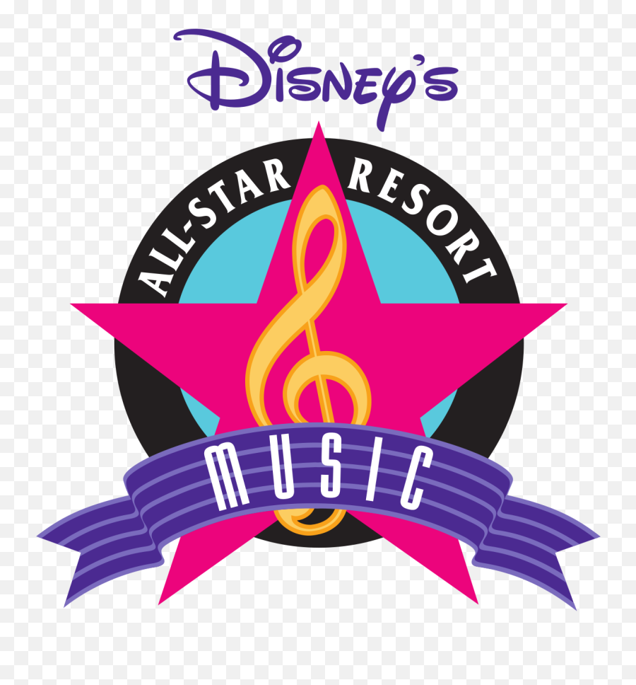 Disneyu0027s All - Star Music Resort Wikipedia Disney All Star Music Logo Emoji,Disney World Logo