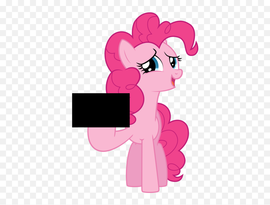 1180996 - Safe Edit Pinkie Pie Censored Implying Middle Emoji,Censored Transparent Background