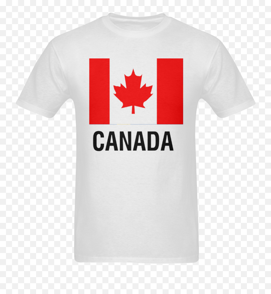 Canadian Flag Text Canada Menu0027s T - Shirt In Usa Size Emoji,Canadian Flag Transparent