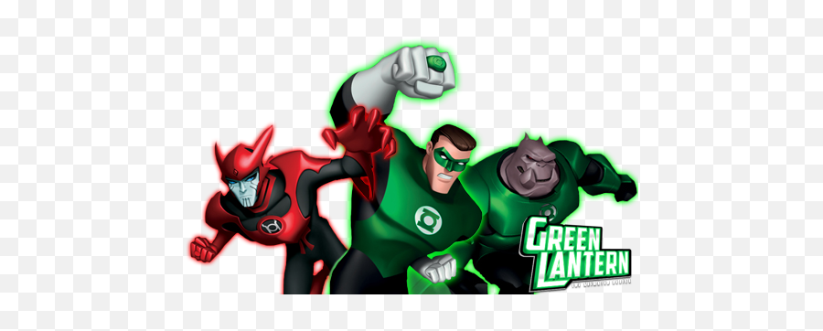 Download The Animated Series Tv Show Image With Logo And Emoji,Green Lantern Logo Png
