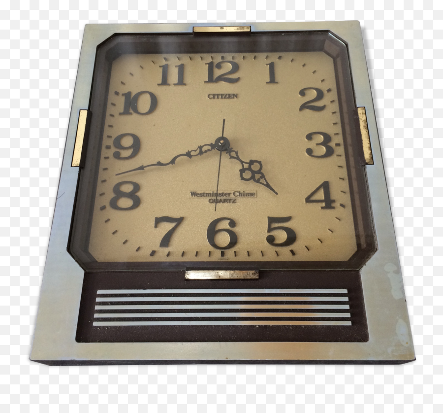Old Clock Pendule Citizen Westminster Chime 70s Vintage Selency Emoji,Old Clock Png