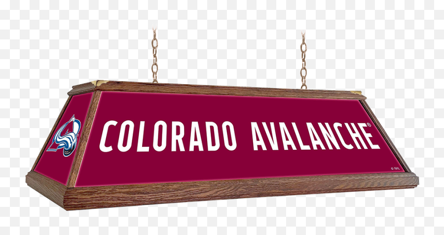 Colorado Avalanche Premium Wood Pool Table Light - Walmartcom Emoji,Colorado Avalanche Logo Png