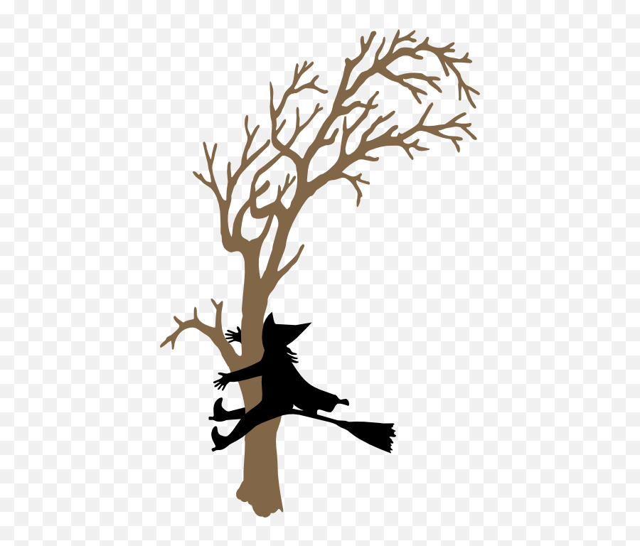Witch Crash Silhouette Svg Witch Silhouette Halloween Emoji,Halloween Silhouette Clipart