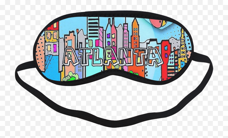 Atlanta By Nico Bielow Sleeping Mask - Googly Eyes Mask Emoji,Googly Eyes Clipart
