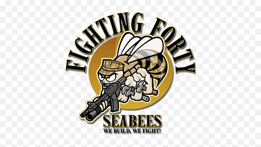 No Title - Firearms Emoji,Seabees Logo