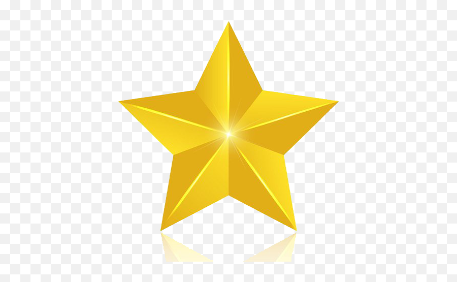 3d Gold Star Png Image - Vertical Emoji,Star Png