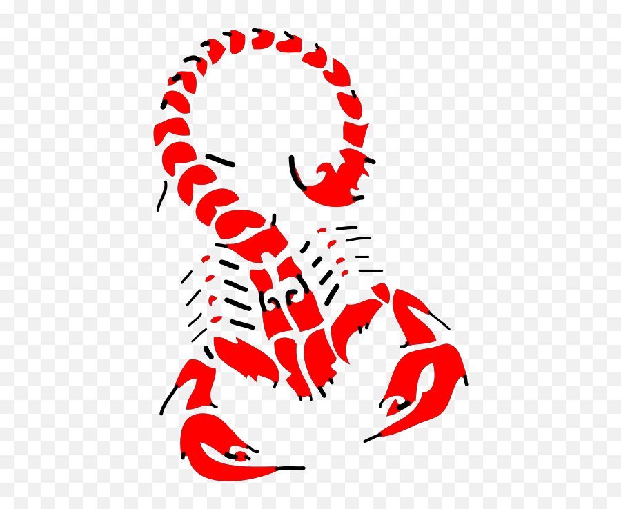 Red Scorpion Svg Vector Red Scorpion Clip Art - Svg Clipart Clip Art Emoji,Scorpion Clipart