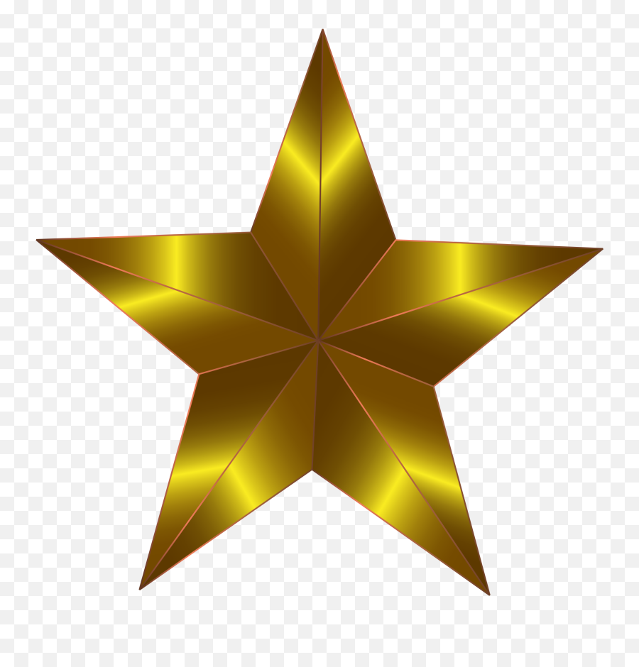 Gold Star Clipart Png Transparent - Transparent Small Gold Star Emoji,Gold Star Clipart