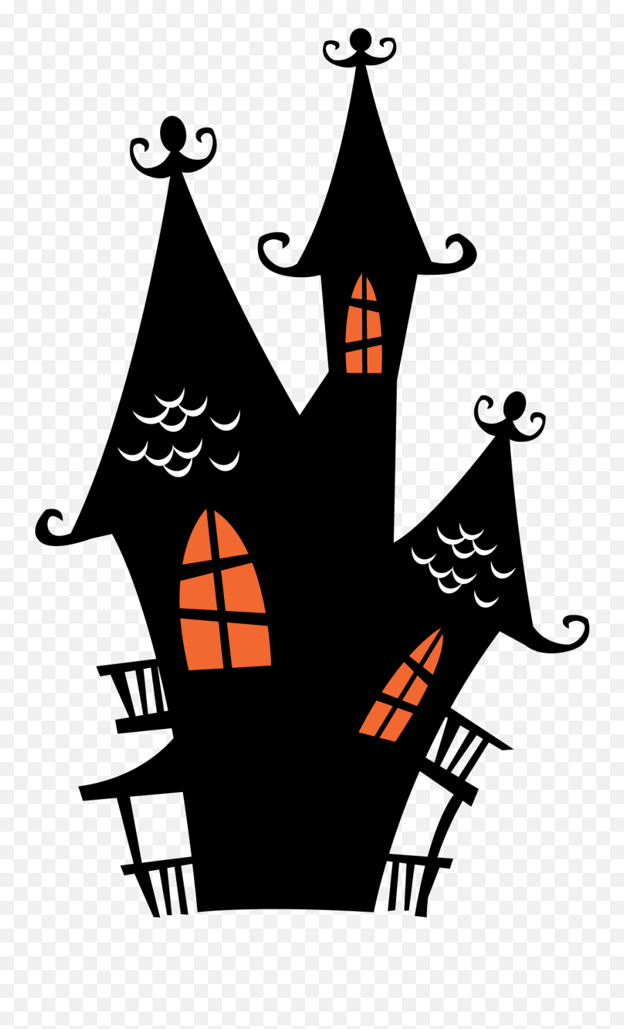 Halloween Spooky House Clip Art Halloween Haunted Houses - Haunted House Clipart Emoji,House Clipart