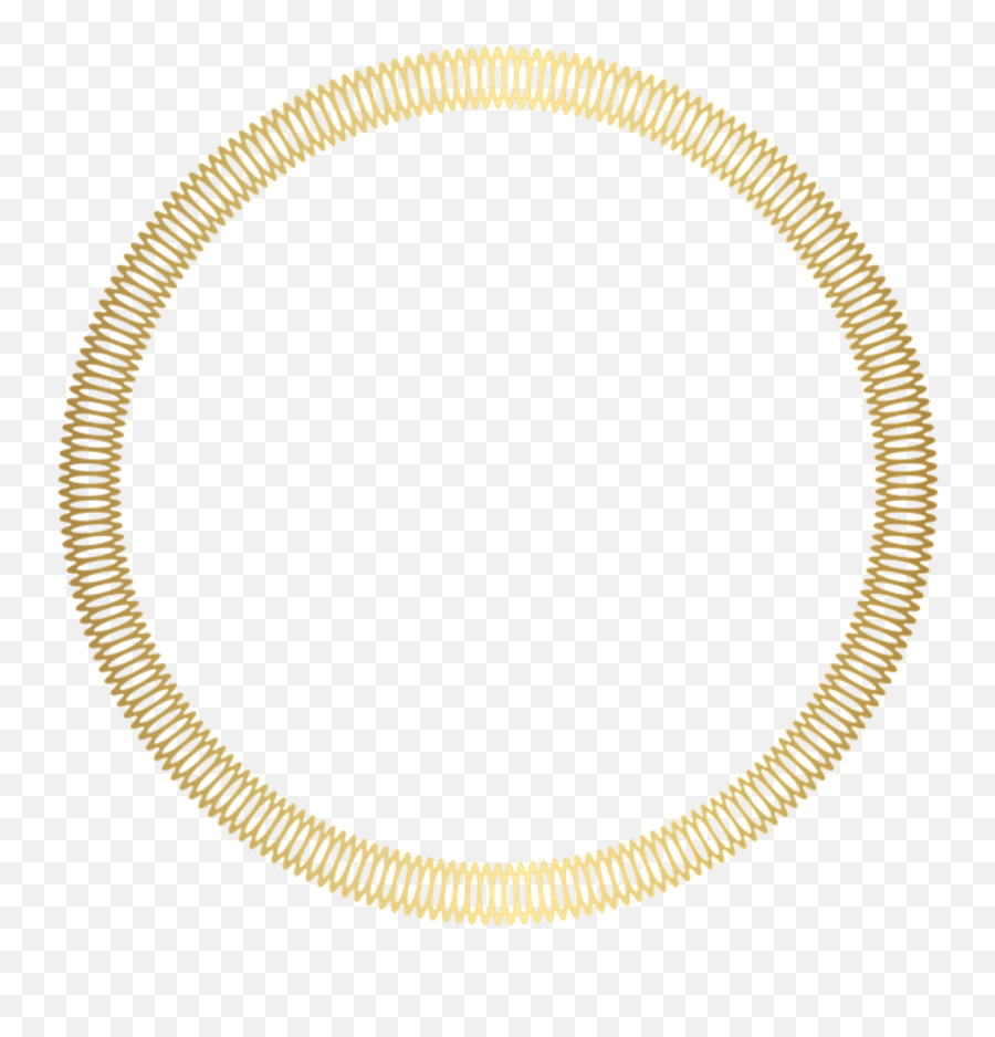 Gold Photo Frames Png - Golden Border Circleframe Decoration Gold Circle Border With Transparent Background Emoji,Gold Border Transparent