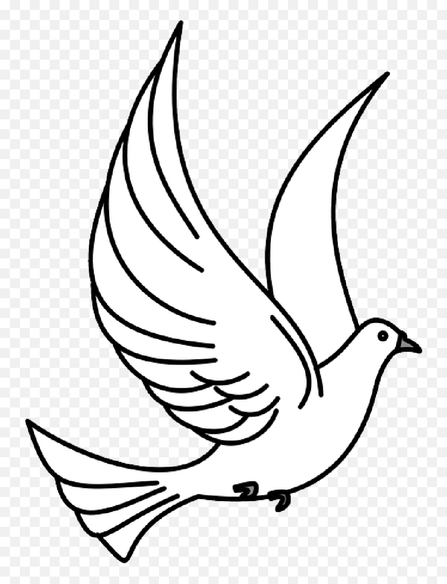 Dove Clipart Memorial - Dove Clipart Emoji,Dove Clipart