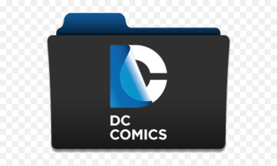 Dc Comics Folder Free Icon Of Comic - Dc Folder Icon Png Emoji,Dc Comics Logo