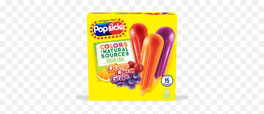 Popsicle Sugar Free Popsicle Ice Pops Orange Cherry Emoji,Orange Transparent