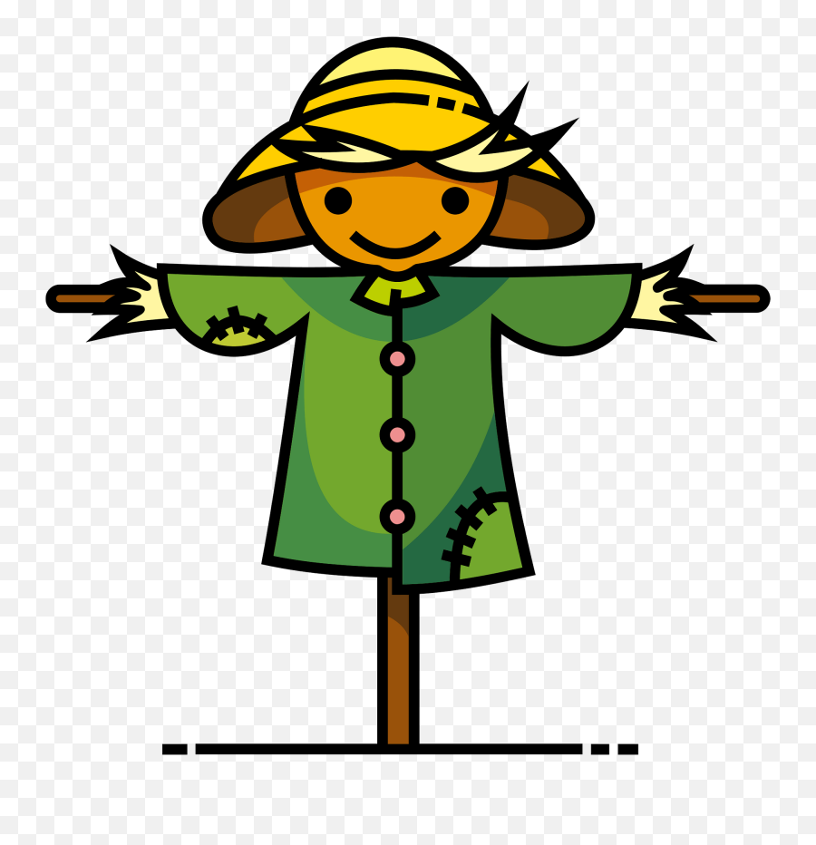 Scarecrow Clipart - Happy Emoji,Scarecrow Clipart