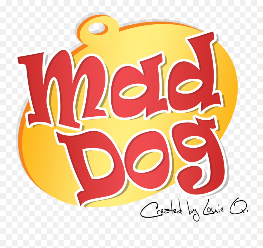 Mad Dog Comic Logo - Dot Emoji,Comic Logo