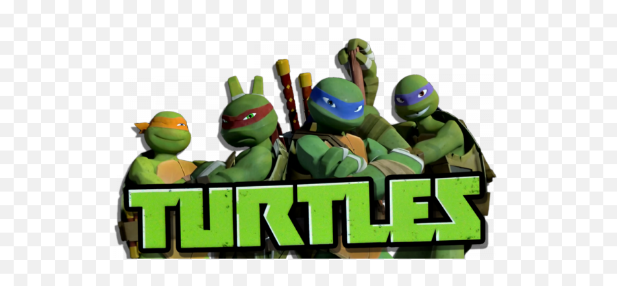 Gambar Teenage Mutant Ninja Turtles - Tmnt 2012 Transparent Logo Emoji,Ninja Turtle Clipart