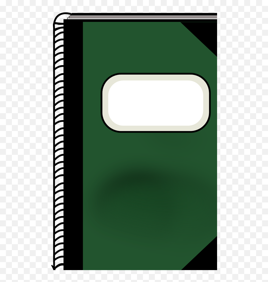 Green Spiral Notebook Svg Vector Green - Solid Emoji,Spiral Notebook Clipart