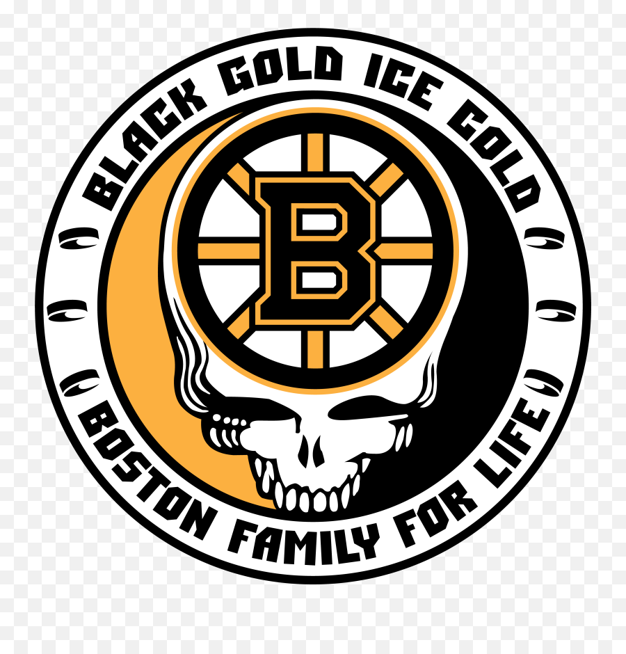 Boston Bruins Grateful Dead Mashup Stealie Boston Family Emoji,Boston Bruins Logo Png
